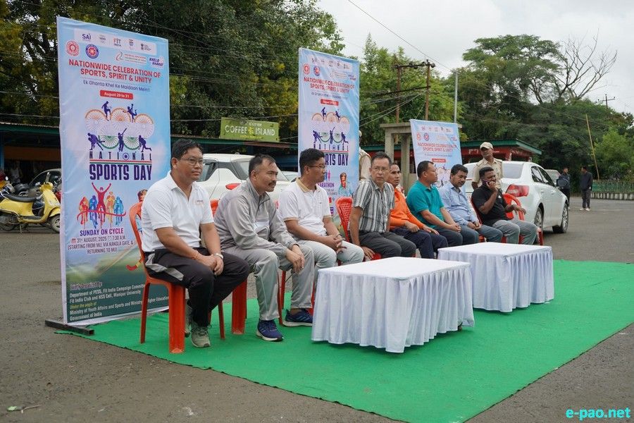 Half Marathon at Manipur University, as part of National Sports Day :: 30th August 2025