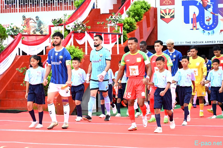 TRAU Vs Real Kashmir at 134th Durand Cup held at Khuman Lampak Main Stadium, Imphal :: August 04th 2025
