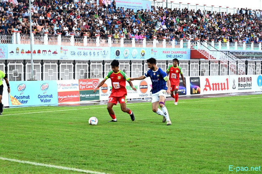 TRAU Vs Real Kashmir at 134th Durand Cup held at Khuman Lampak Main Stadium, Imphal :: August 04th 2025
