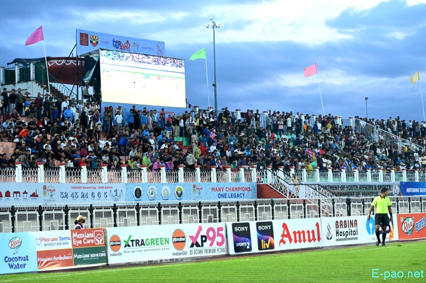 TRAU Vs Real Kashmir at 134th Durand Cup held at Khuman Lampak Main Stadium, Imphal :: August 04th 2025