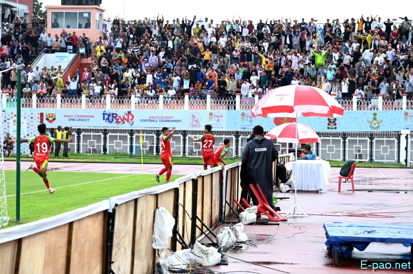 TRAU Vs Real Kashmir at 134th Durand Cup held at Khuman Lampak Main Stadium, Imphal :: August 04th 2025