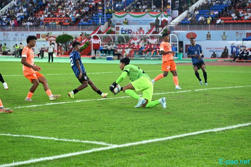 NEROCA FC Vs Indian Navy FT  at 134th Durand Cup held at Khuman Lampak Main Stadium, Imphal :: August 07th 2025