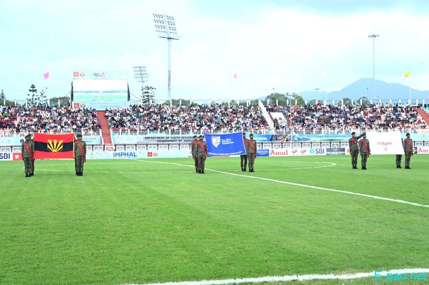 NEROCA FC Vs Indian Navy FT  at 134th Durand Cup held at Khuman Lampak Main Stadium, Imphal :: August 07th 2025