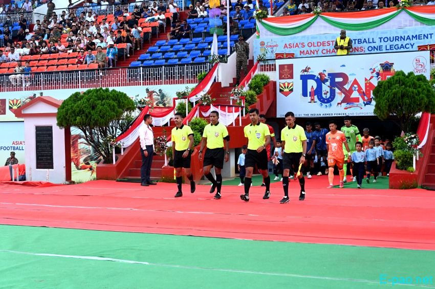 NEROCA FC Vs Indian Navy FT  at 134th Durand Cup held at Khuman Lampak Main Stadium, Imphal :: August 07th 2025