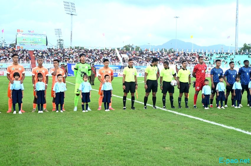 NEROCA FC Vs Indian Navy FT  at 134th Durand Cup held at Khuman Lampak Main Stadium, Imphal :: August 07th 2025