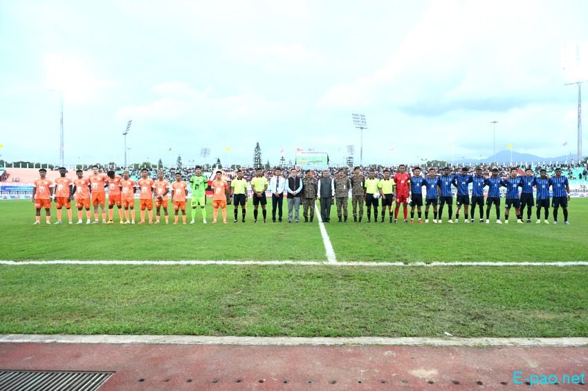 NEROCA FC Vs Indian Navy FT  at 134th Durand Cup held at Khuman Lampak Main Stadium, Imphal :: August 07th 2025