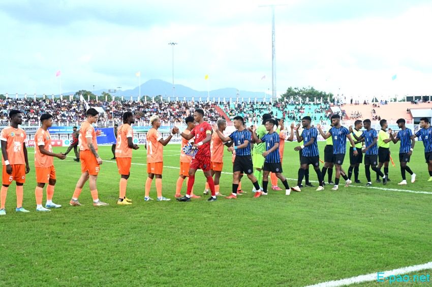 NEROCA FC Vs Indian Navy FT  at 134th Durand Cup held at Khuman Lampak Main Stadium, Imphal :: August 07th 2025