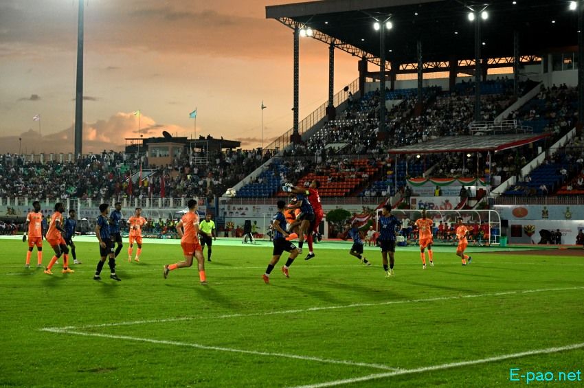 NEROCA FC Vs Indian Navy FT  at 134th Durand Cup held at Khuman Lampak Main Stadium, Imphal :: August 07th 2025
