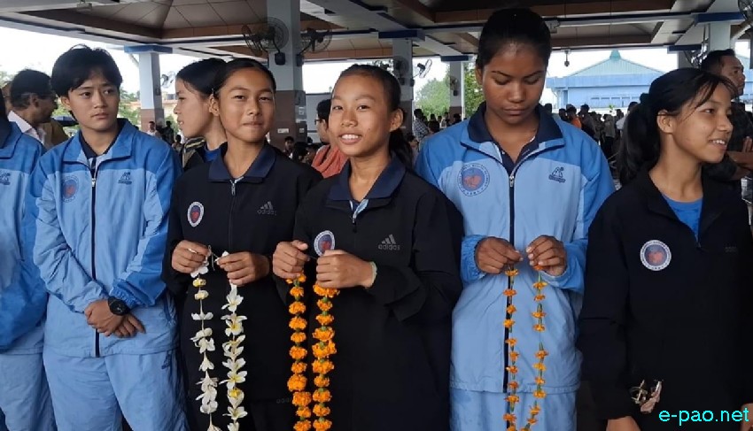 Mandengbam Jadumani : Silver medal at Glasgow Commonwealth Games, reception at Imphal Airport :: 5th August 2026