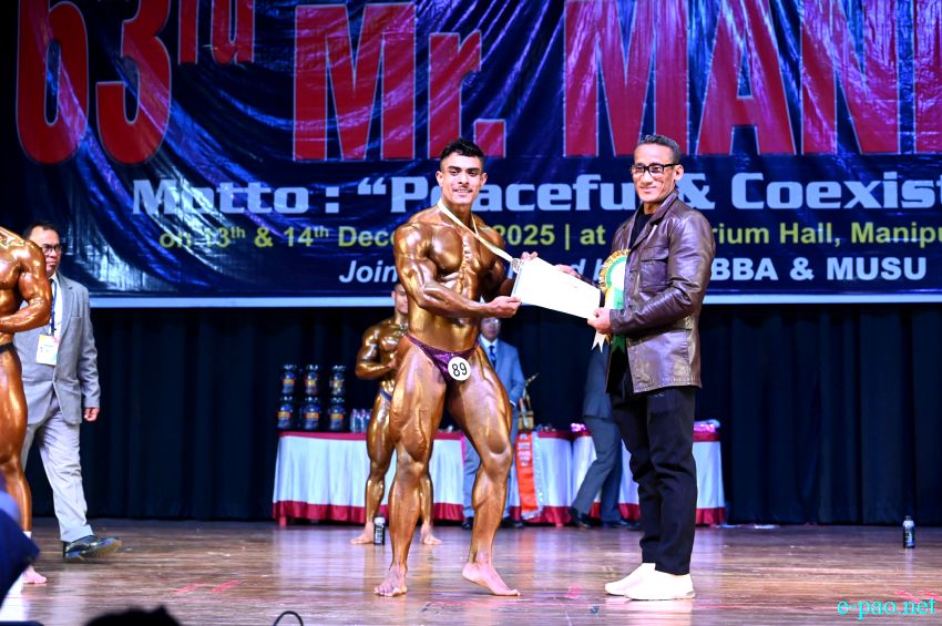 63rd Mr&period; Manipur at Manipur University Auditorium :: 14th December 2025