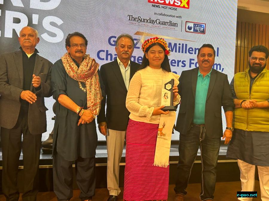  Licypriya Kangujam honored with 'Millennial X Award 2023' 