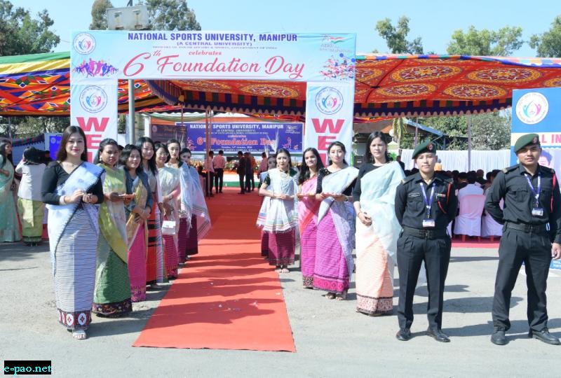  National Sports University (NSU) Manipur celebrates its 6th Foundation Day 