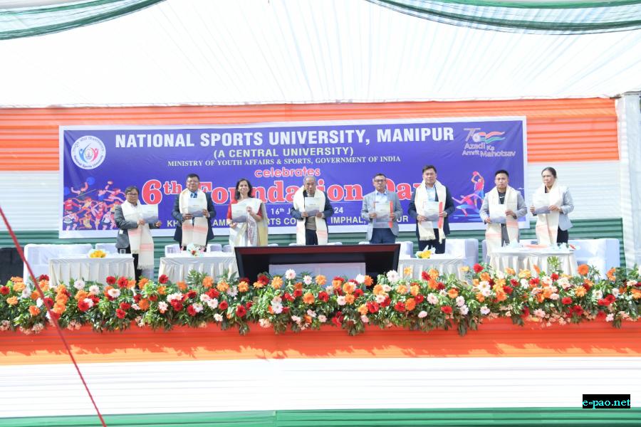  National Sports University (NSU) Manipur celebrates its 6th Foundation Day 