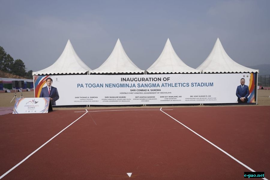  Inauguration of Pa Togan Nengminja Sangma Athletics Stadium 