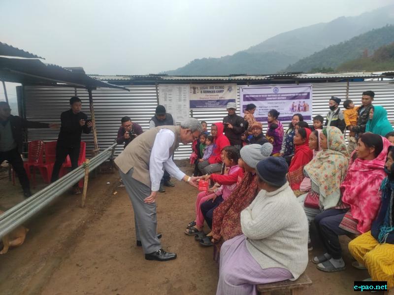  Relief materials and interaction programmes at Kangpokpi 