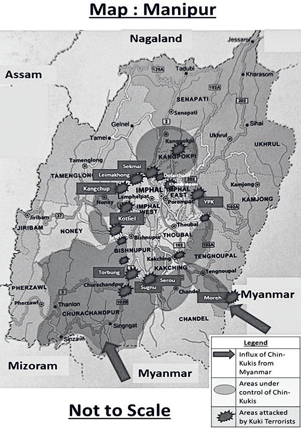  Map of Manipur 