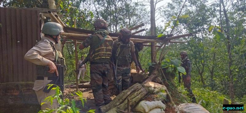  Assam Rifles and Manipur Police conducted Joint Combing Operations in fringe areas of Jiribam District 