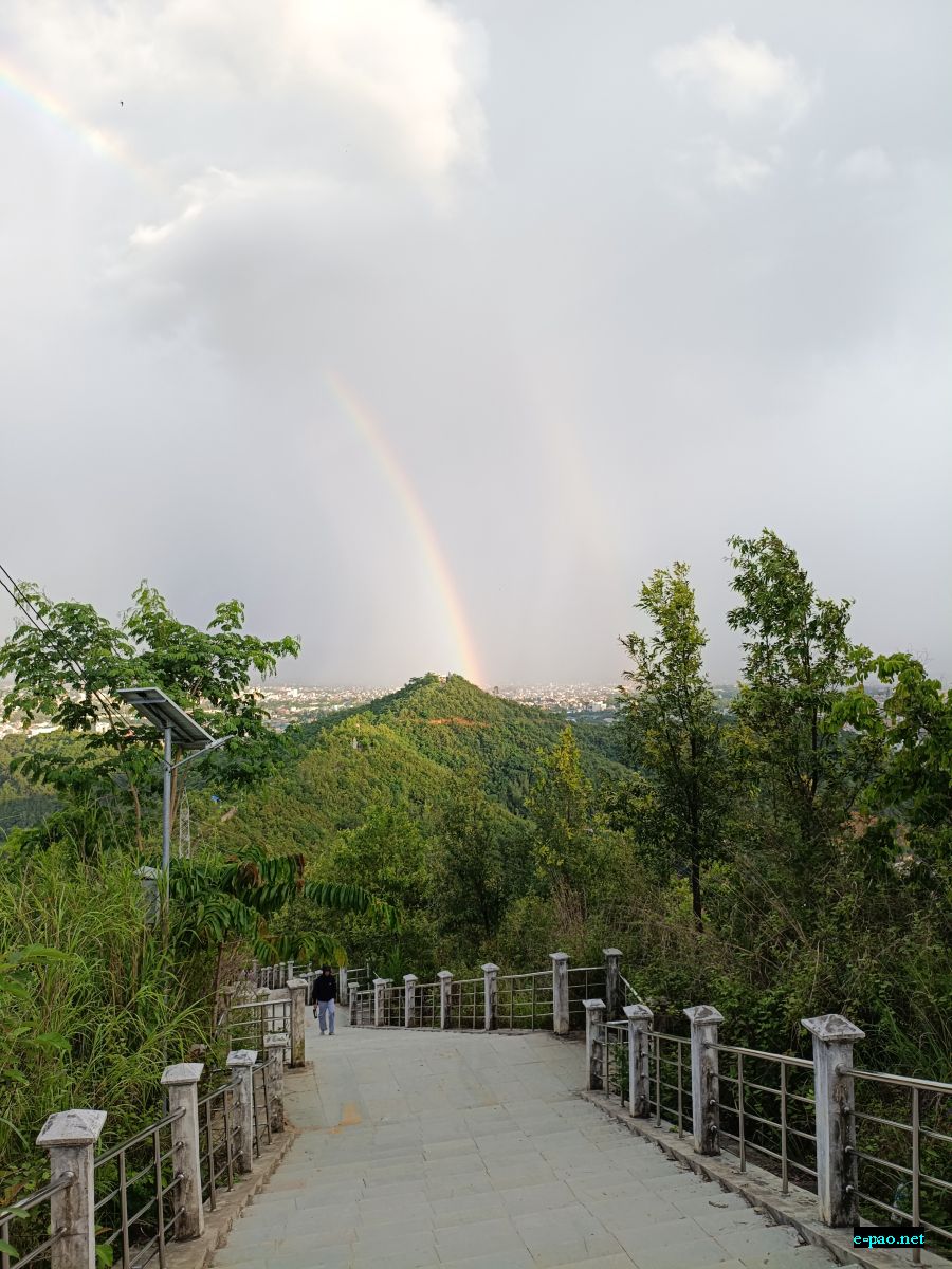 A view from Cheiro Ching Hill at Chingmeirong, Imphal :: 26th June 2025