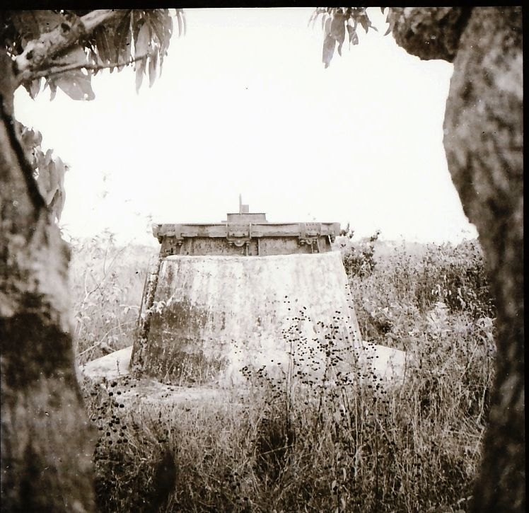  Japanese gun base atop Mt. Harrietr 