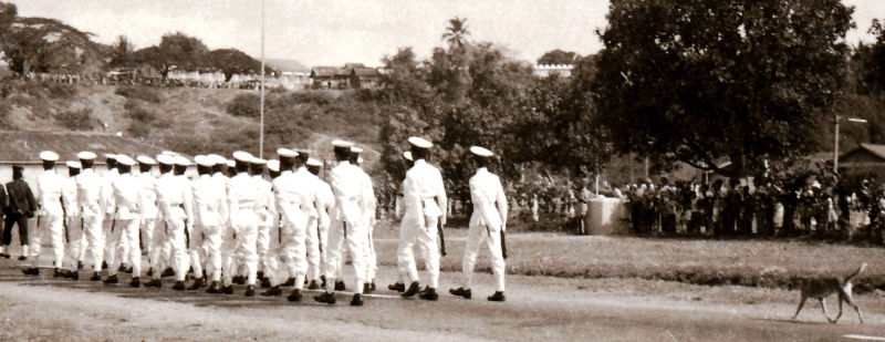  1979 R'Day Naval contingent 