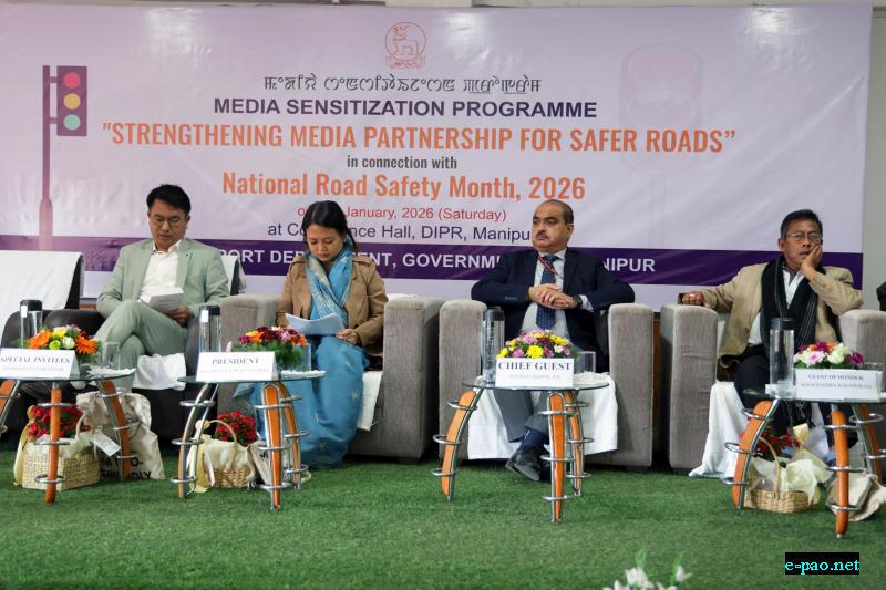  Media Sensitization Programme in connection with National Road Safety Month 2026 held 