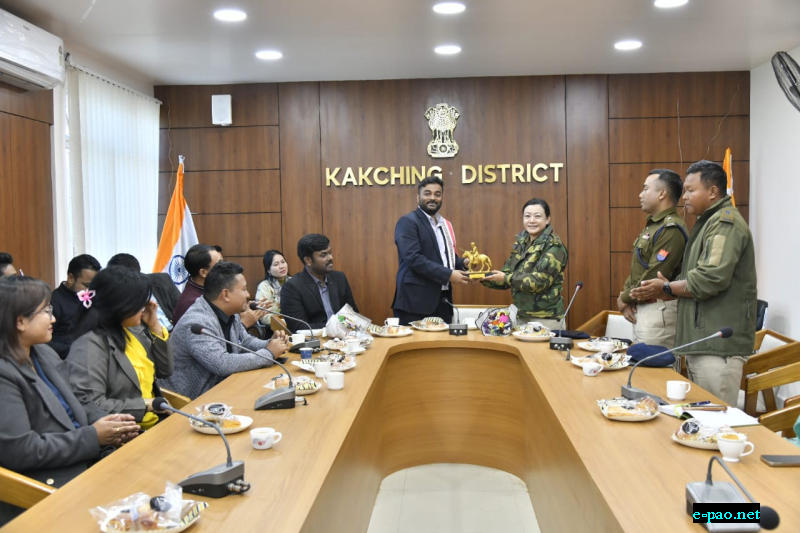  U Chaitanya takes charge as Deputy Commissioner Kakching 